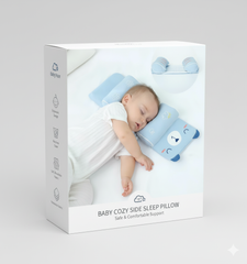 🪶Soft & Comfortable Baby Head Shaping Pillow - Ergonomic 360° Head & Neck Support🤱🏻