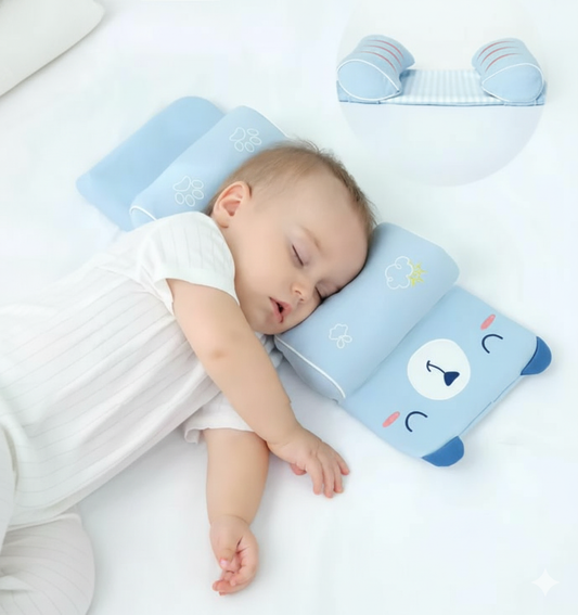 🪶Soft & Comfortable Baby Head Shaping Pillow - Ergonomic 360° Head & Neck Support🤱🏻