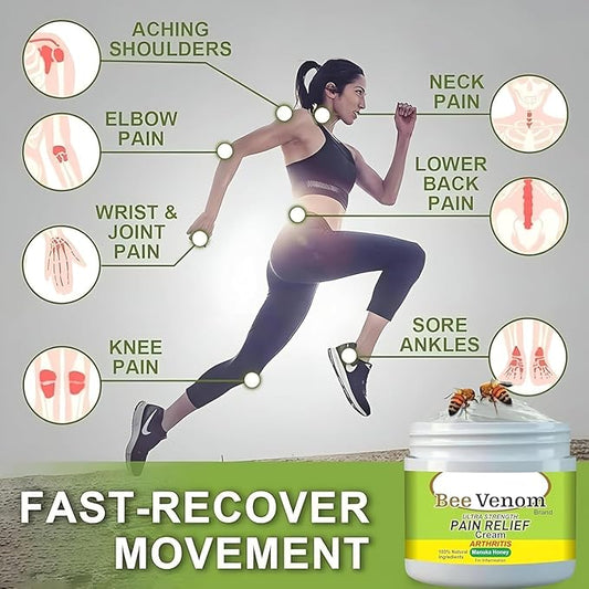 Bee Venom Cream for fast-acting joint and muscle relief