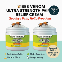 Bee Venom Ultra Strength Pain Relief Cream Pack of 2