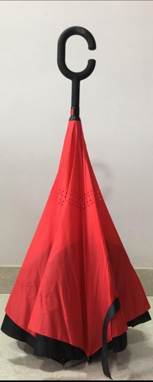 Double Layer Inverted Reversible Umbrella (Multicolor) - MeraPopi