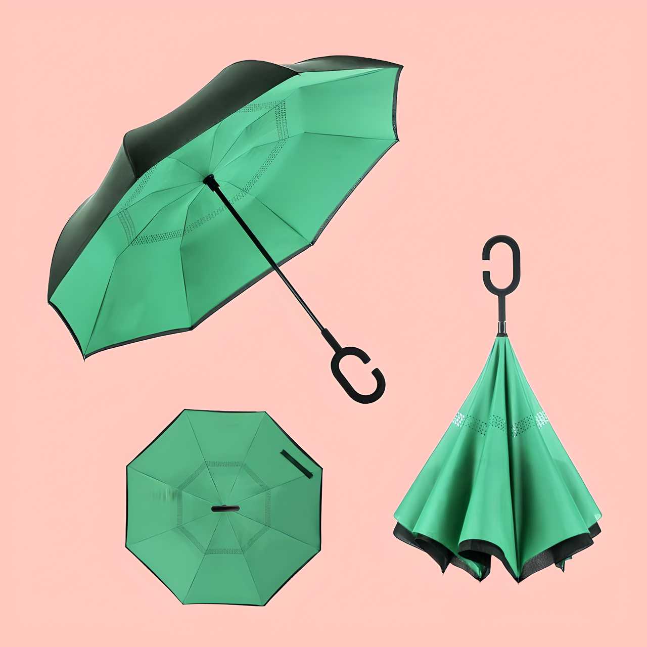 Double Layer Inverted Reversible Umbrella (Multicolor) - MeraPopi