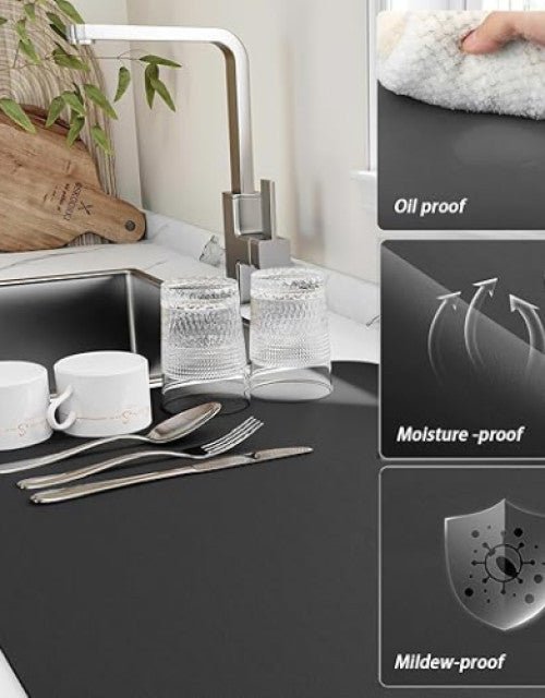Drying mat for Kitchen, Water Absorbent Mat (PACK OF 2) - MeraPopi