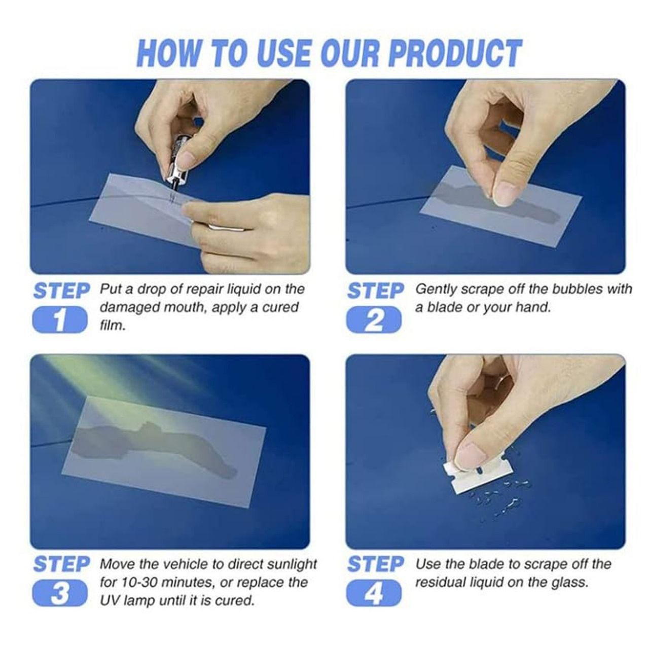 Glass Repair Kit Pack of 2 - MeraPopi
