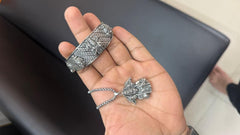 5-Mukhi Hanuman Kada with 5-Munjai Hanumna Pendant with Chain - MeraPopi