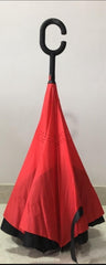 Double Layer Inverted Reversible Umbrella (Multicolor) - MeraPopi