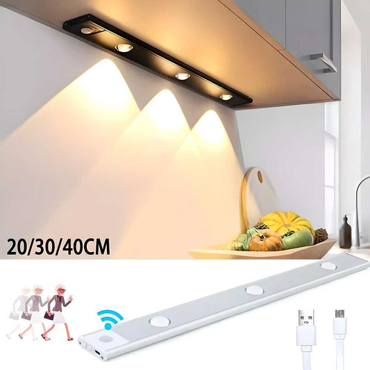 LED PIR Motion Sensor Cabinet  With USB Rechargeble - MeraPopi