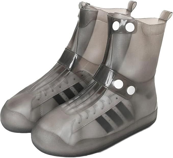 Waterproof Rain Shoe Covers with Secure Button Closure - MeraPopi