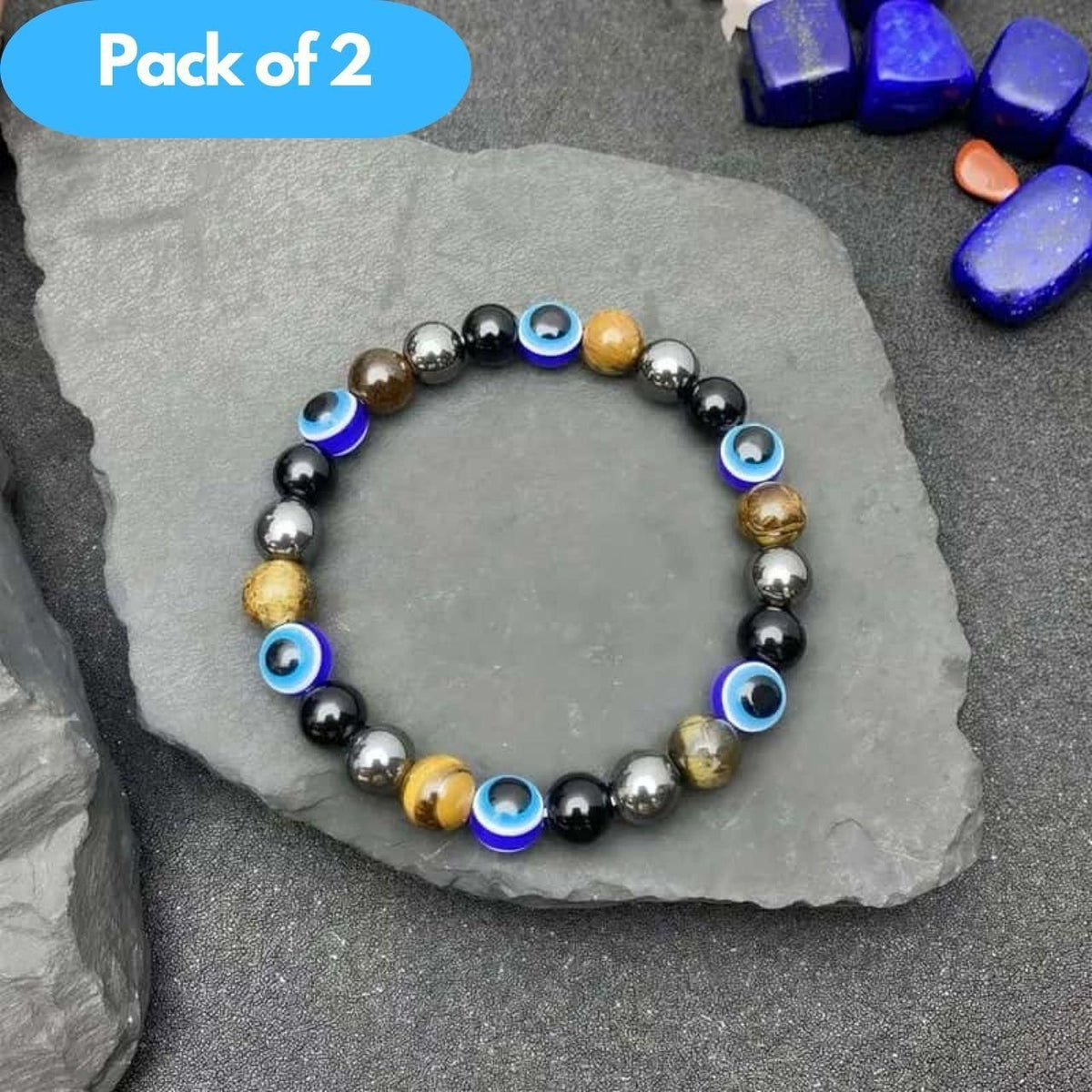 Devil's Eye Bohemian Bracelet Pack of 2 - MeraPopi