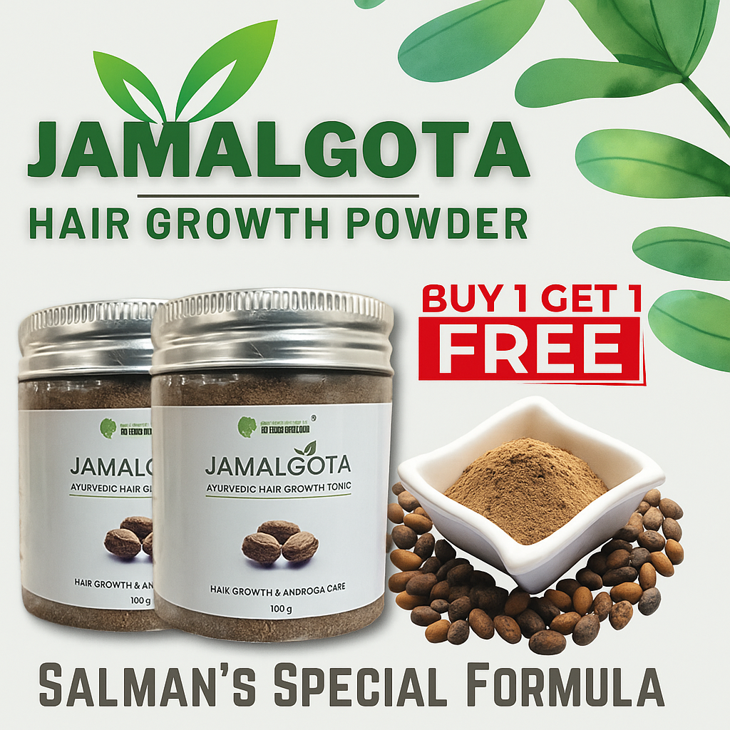 🌿 Jamalgota Ayurvedic Hair Growth Powder Buy 1 Get 1 Free🌿 - MeraPopi