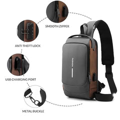 🔥 SecureStyle🔐 Compact Anti-Theft Waterproof Backpack | Perfect for Daily Use, Travel & Adventures 🕺🏻🔥 - MeraPopi
