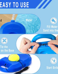Solo Tennis Trainer Rebound Ball with String for Self Tennis Practice - MeraPopi