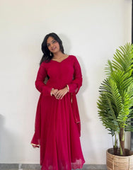 Organza Kurti With Dupatta - MeraPopi