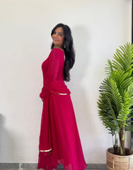 Organza Kurti With Dupatta - MeraPopi