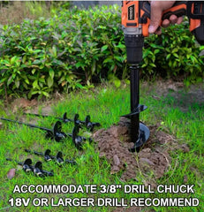 Spiral Hole Non Slip Earth Drill - MeraPopi