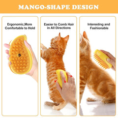 Steaming Pet Hairbrush - MeraPopi