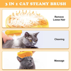 Steaming Pet Hairbrush - MeraPopi